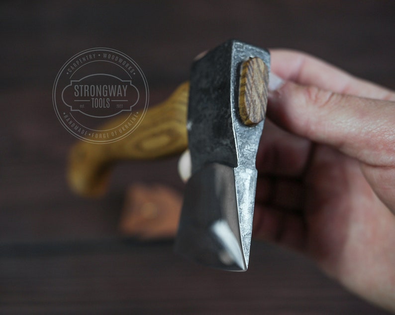 Small Hand Ax Hand Forged Micro Axe: 52100 Steel, Ash Handle, Leather Case - Etsy