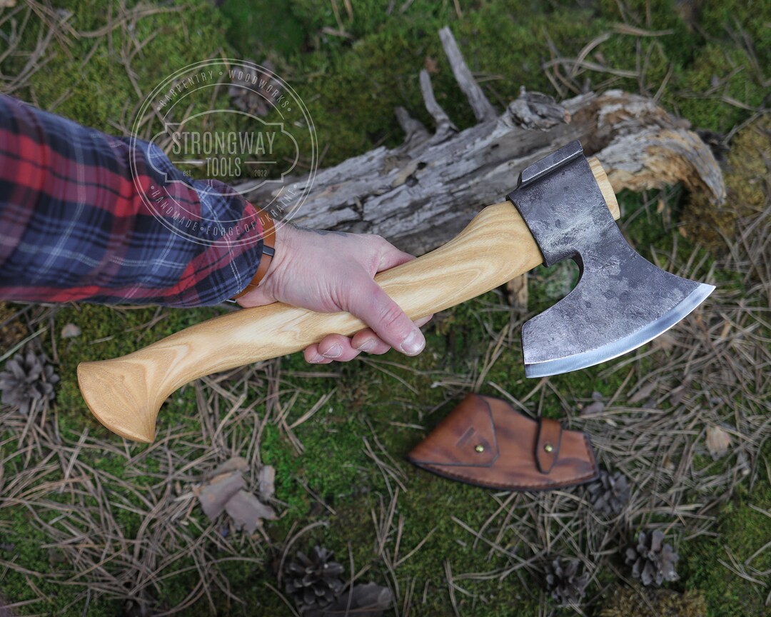 Finnish Style Axe, Carving Axe, Hand Carving Axe, Woodcarving