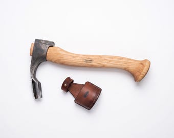 Hand Forged Bowl Adze, Medium Wood Carving Tool, Convex Grind, Woodworking tools, Green wood carving