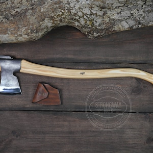 Finnish axe, Bushcraft axe, Forest Axe, Hiking Axe, Forest Hatchet, Axe from 52100 High Carbon Steel