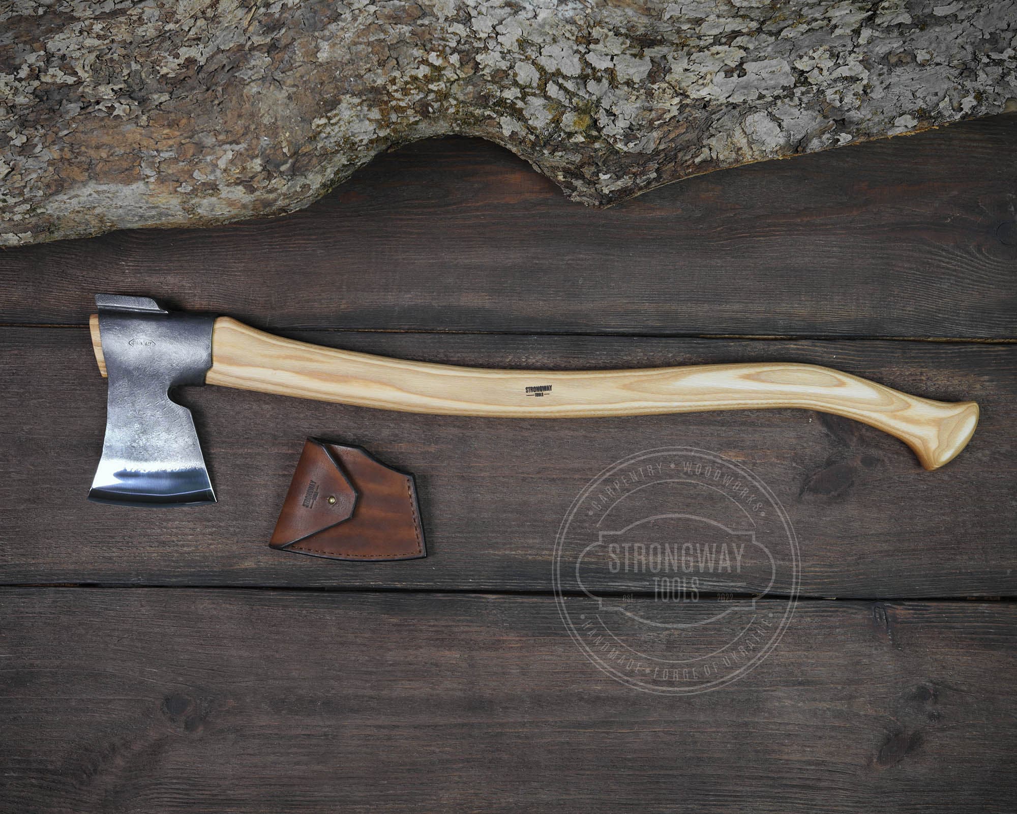 Small Finnish Carving Axe with Octogonal Handle > STRONGWAY TOOLS, L.L.C.