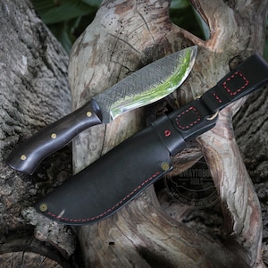 Premium Full Tang Camping knife, Camping Fixed-Blade Knives, Survival Knife, Bushcraft Knife, Heavy Duty Outdoor Survival Knife,Gift for him