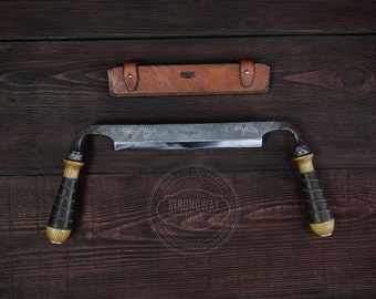 Drawknife, Carpenters Drawknife,Hand Forged  Blade, Carpentry Tool, Carpenters Tool