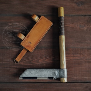 Small Forged Splitting Froe,Forged Handmade Splitting Froe, Splitting Logs, Handmade Tool