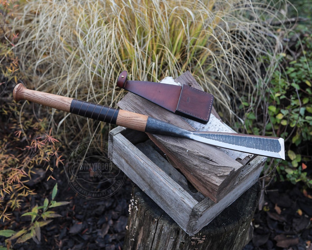 Handforged Curved Chisel for Carpenters, Wood Carving Tool, Carbon ...