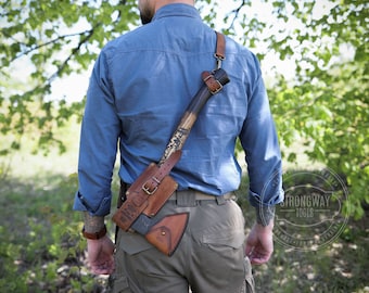 Axe Case, Axe Carry Case, Leather Case for Axe, Leather Axe Cover, Axe Holder