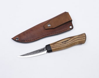 Hand Forged Carbon Steel Carving Knife: Spoon Carving Tool