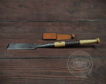 Carpenters Slick Chisel Welterweight), Timber Framing Chisel, Straight Chisel, Hand Forged