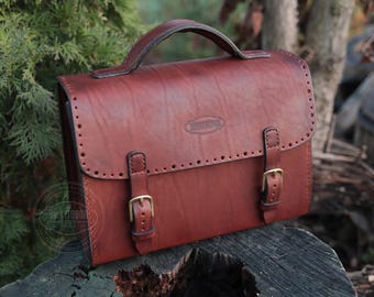 Universal Handmade Leather Organizer Bag | Unisex Daily Carry Bag | Travel & Work Leather Organizer | Minimalist Gift | Tool Bag