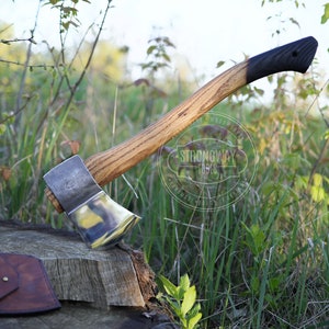 Medium bushcraft Axe, Camping Axe, Forest Axe, , Hiking Axe, Hand forged