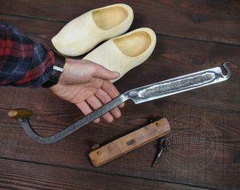 Stock Knife Small, cloggmakers knife, Hand Forged Stock Knife, Green Woodworking Wood Carving Spoon, Cloggs