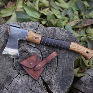 Forged Finnish axe | Finnish style axe |Hand forged axe | Woodcarving tools | Craftsmen Axe | Carbon Steel | Camping Axe |  Hiking