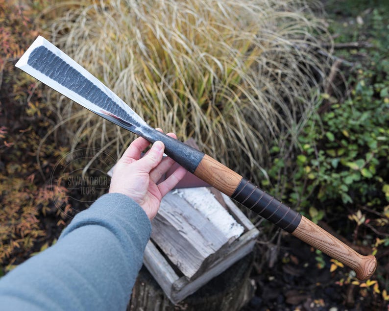 Handforged Curved Chisel for Carpenters, Wood Carving Tool, Carbon ...