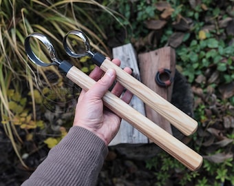 Handcrafted Woodworking Knife Set – Medium Circle Knife and Large Circle Knife | Carving & Whittling Tools | Carving Tools | Scorp Knife