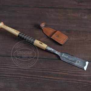 Carpenters slick chisel, Straight Chisel, Hand Forged,l Wood Carving Tool