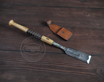 Carpenters slick chisel, Straight Chisel, Hand Forged,l Wood Carving Tool