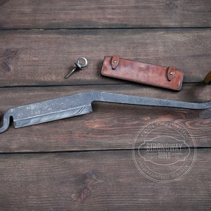 Stock Knife, Hand Forged Stock Knife, Hand Forged Cloggers Knife, Green Woodworking Wood Carving, Drawknife, Forged knife