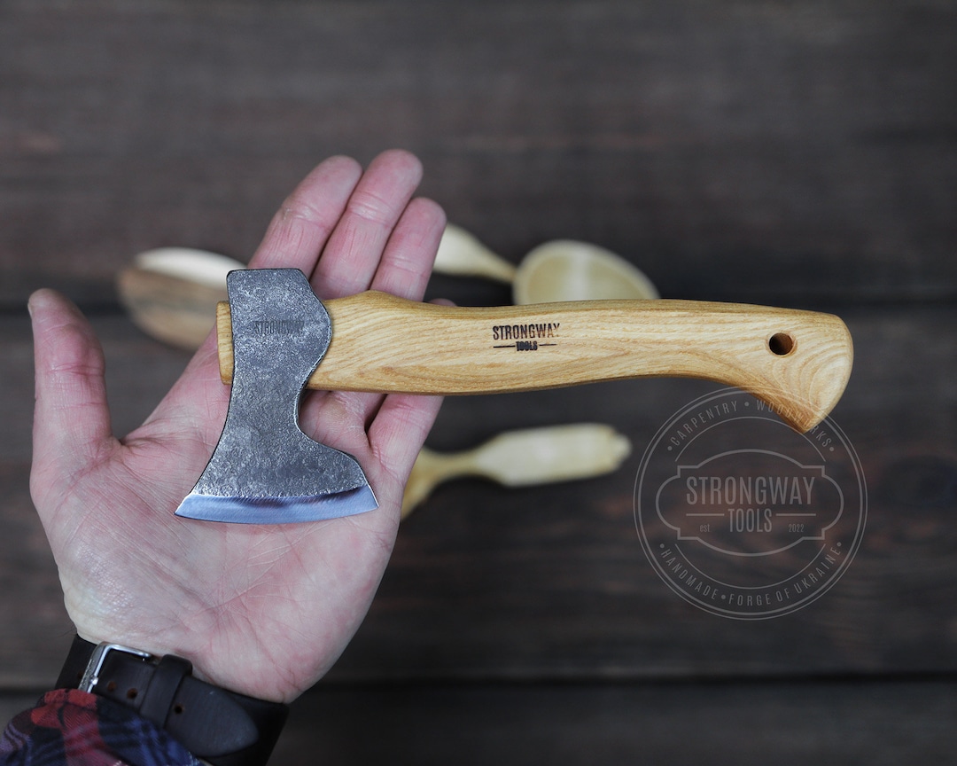 Micro Carving Axe With Octagonal Handle Pocket Axe Octagonal Etsy Norway