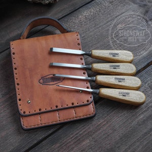 Hand Forged Chisel Set 4pcs. Small Chisel. Forged Chisel. Straight Chisel. Hardened Carbon Steel Hand Forged. Carving Tools