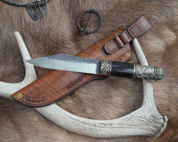Hand Forged Viking Scramasax: High Carbon Steel Seax Knife - Etsy