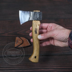 Micro Axe , Pocket axe, Hand forged tools, Bushcraft axe, Gift for him