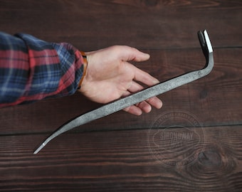Crowbar with Nail Puller, Wrecking Bar, Nail Puller, Pry Bar