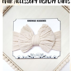 DIGITAL DOWNLOAD-Printable Stirnband Display Vorlage-Grafikkarte