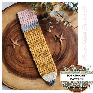 Easy Crochet Pattern; Pdf bookmark download, Crochet bookmark patterns, instant pdf download, eco friendly gifts