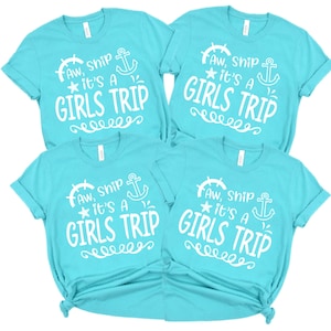 Aw Ship, It&#39;s a Girls Trip, Girls Trip Tshirt, Cruise Tshirt for Girls Cruise, Girls Trip Shirt, Girls Trip Tee, Girls Cruise Tee - Deck11