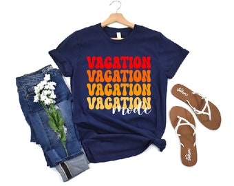 Vacation Mode T-Shirt: Cruise Vibes, Relaxed Fit