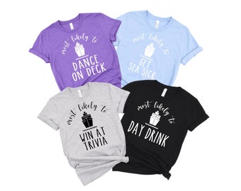 Meest waarschijnlijk cruisevakantie-shirt met boot, cruiseschip-groepsshirts met jeugdmaten en peutermaten, leuke familiecruise-shirts Deck11
