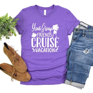 Friends Cruise Vacation TShirt, Friends Group Cruise Vacation Custom Shirt, Friends Cruise Shirt, Custom Group Cruise Shirt - Deck 11