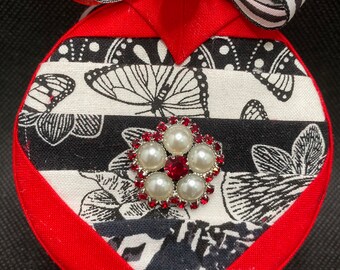 Handmade Valentine's Day ornament