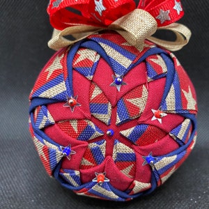 4th of July patriotic ornament