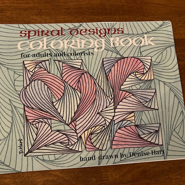 Spiral Bound Coloring Book for Adults & Colorists