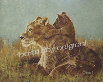 Lioness & Cub