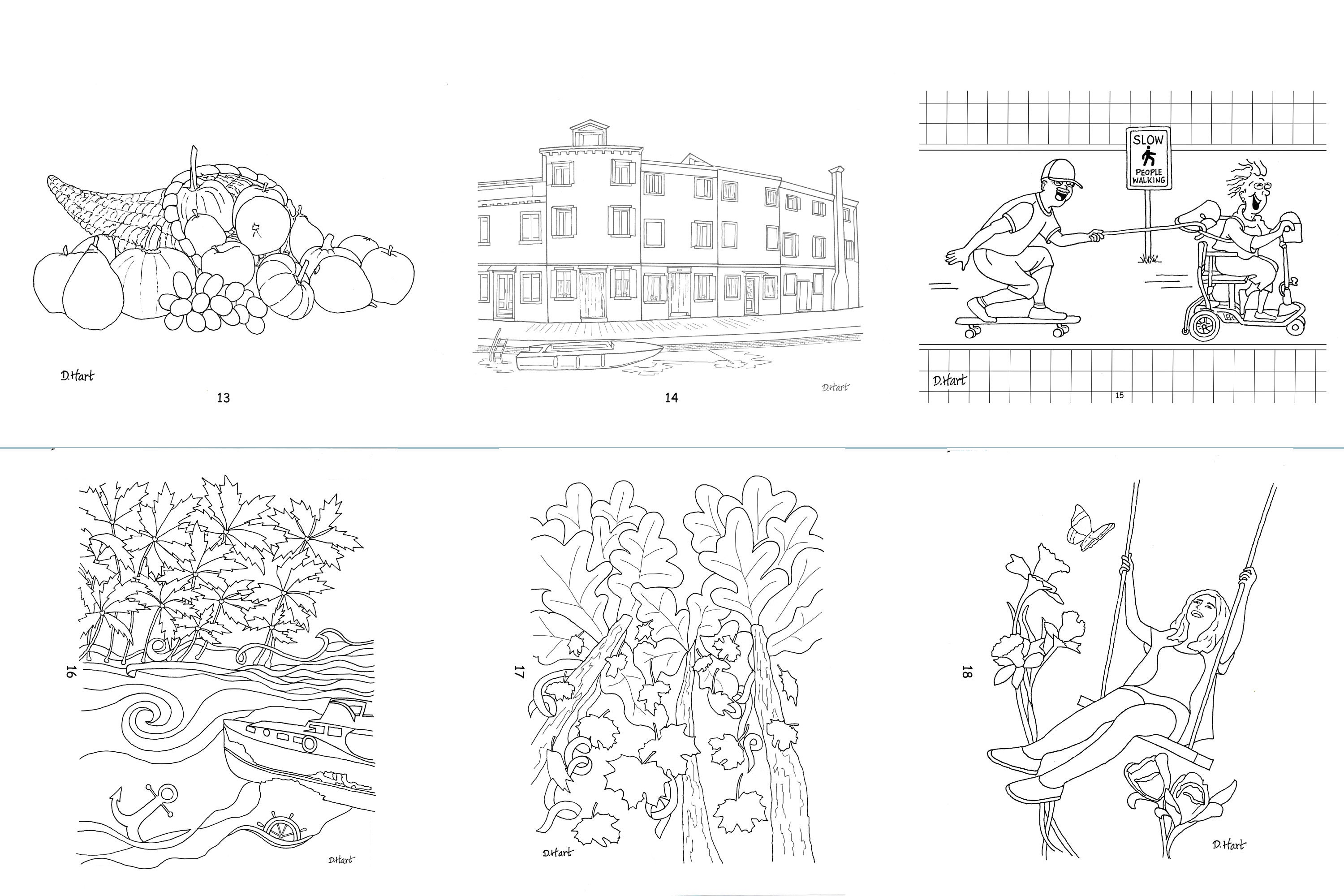 Coloring Pages Set - Etsy