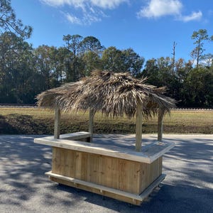 FREE SHIPPING NATIONWIDE (most states). Custom outdoor bar! Message us to order! Garage bar. Tiki Bars. Yard Bars. Mancave. Tiki bar