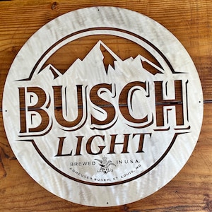 Busch Light Wiszący Znak Ścienny