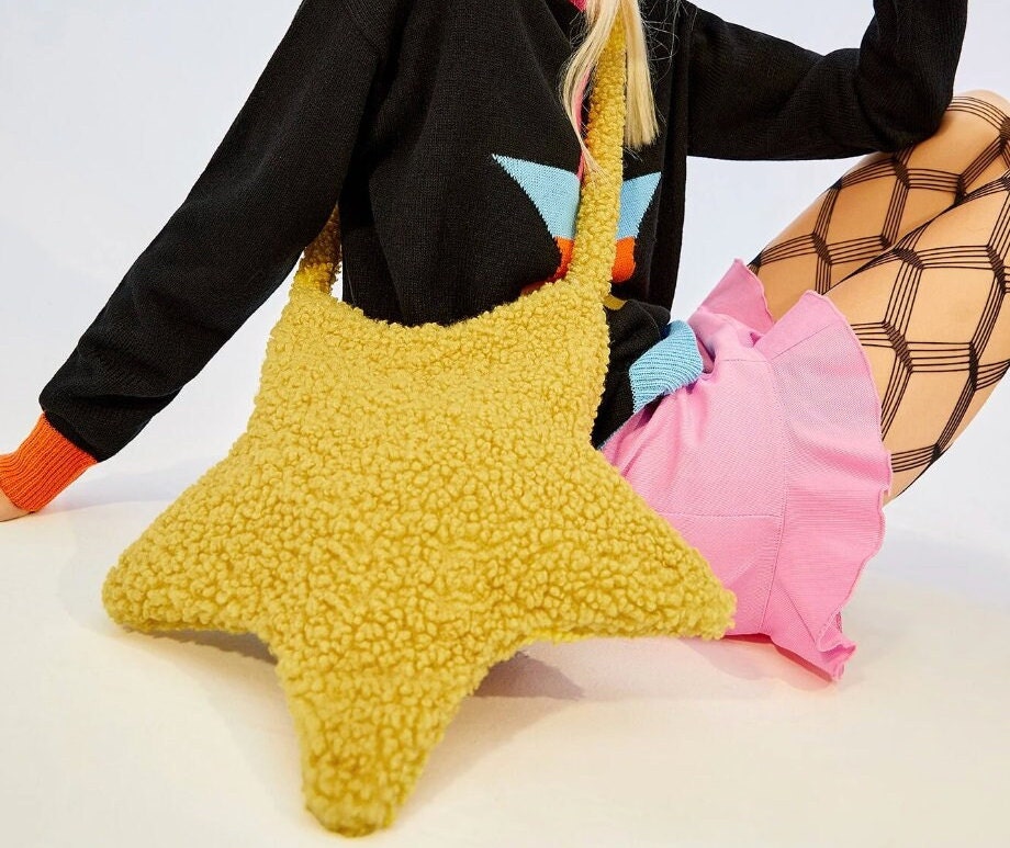 Star Shaped Tote Bag - Talc – Buckets Bags
