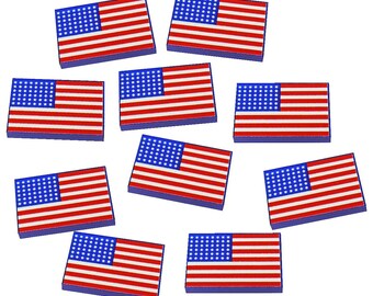 Acrylic Flag of United States (1912-1959) Token (x10)