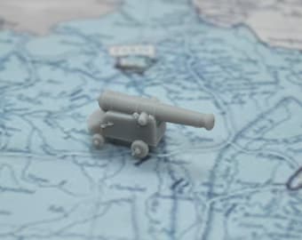 Artillería naval impresa en 3D en la era de la vela (x10)