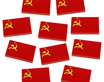 Acrylic USSR Flag Token (x10)