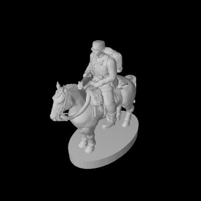 3D Printed WW1 Austrian-Hungry Cavalry image 3