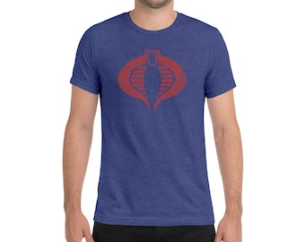 Camiseta de manga corta para hombre Cobra Logo en rojo