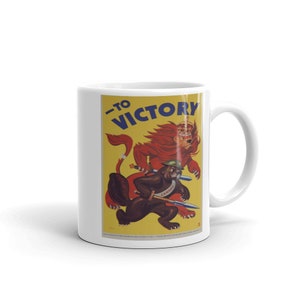 WW2 Canadian Propaganda Poster Mug