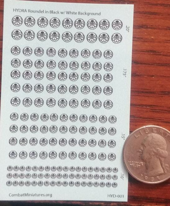 Cobra Command Silhouette in Red Water Slide Decals - Etsy