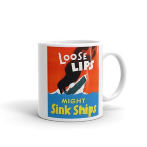 WW2 Allied Propaganda Poster Mug