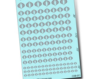 Calcomanías de deslizamiento sobre agua con silueta de Cobra Command en color gris