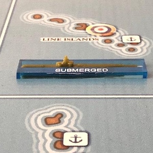 Submarine Acrylic Submerged Markers(x5)